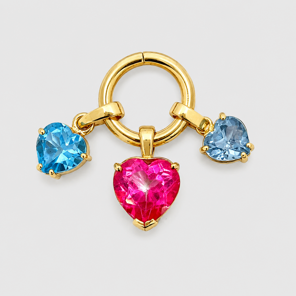 Enhancer redondo porta charms en oro