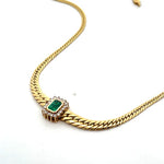 Load image into Gallery viewer, Radiant Emerald Statement Necklace
